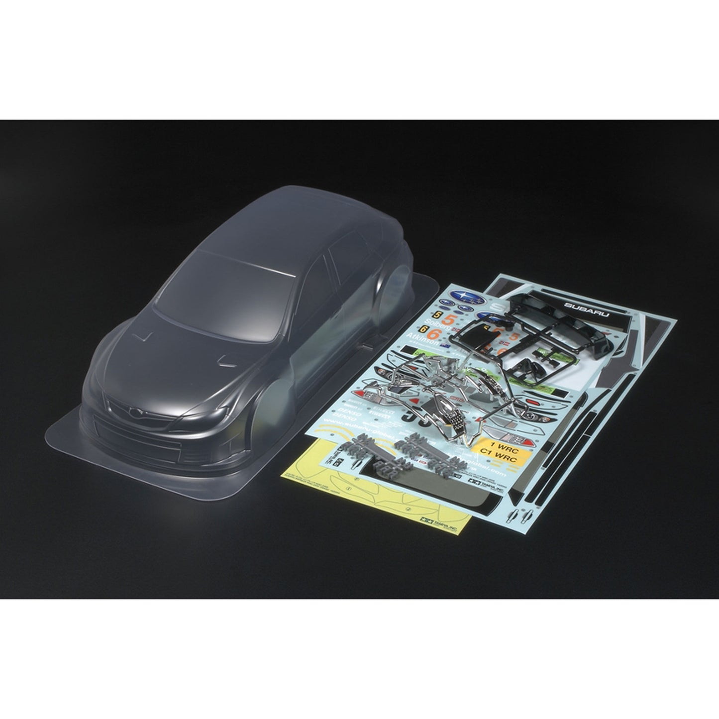 Subaru Impreza WRC 2008 Clear Body for 1/10 Touring (TAM51364)_1