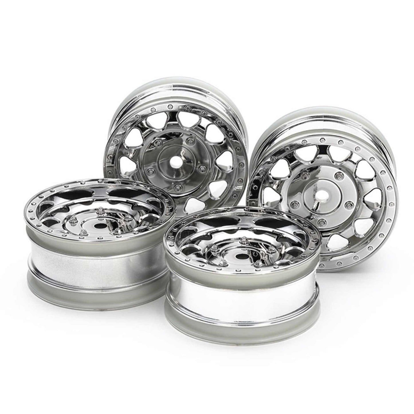 Buggy Wheels Plated for Tamiya BB-01 (TAM51715)