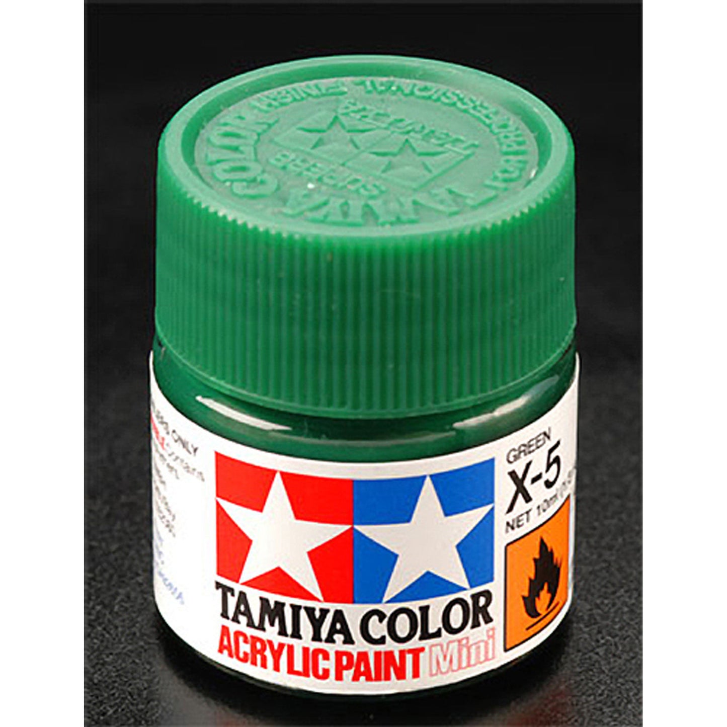 X-5 Gloss Green Acrylic Paint 10ml Bottle (TAM81505)_1
