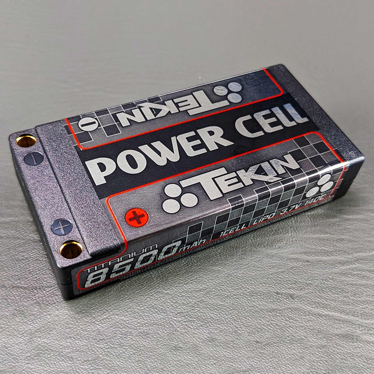 3.7V 8500mAh 1S 140C LiPo Battery with 5mm Bullets (TEKTT1651)