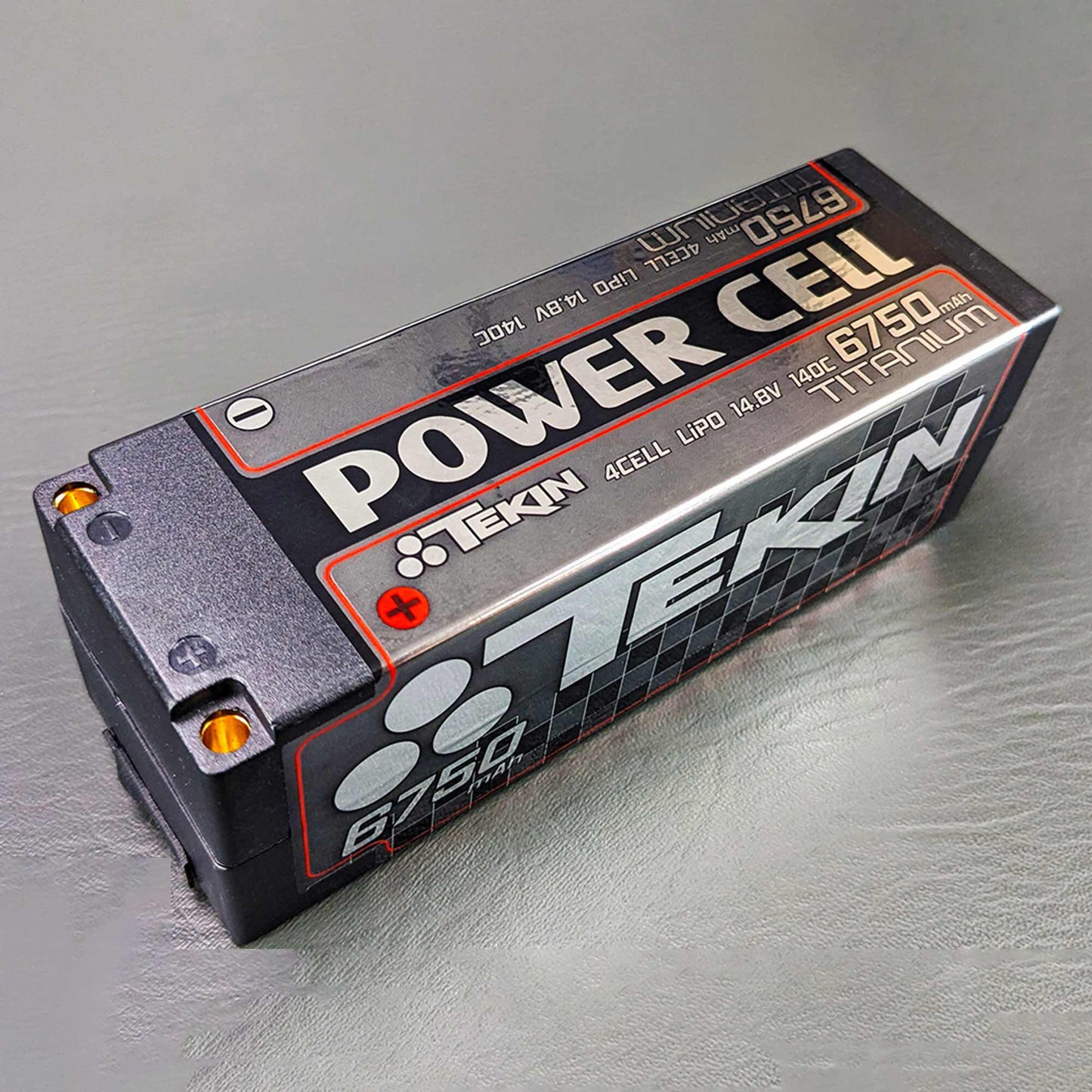 14.8V 6750mAh 4S 140C Brick LiPo Battery (TEKTT1659)