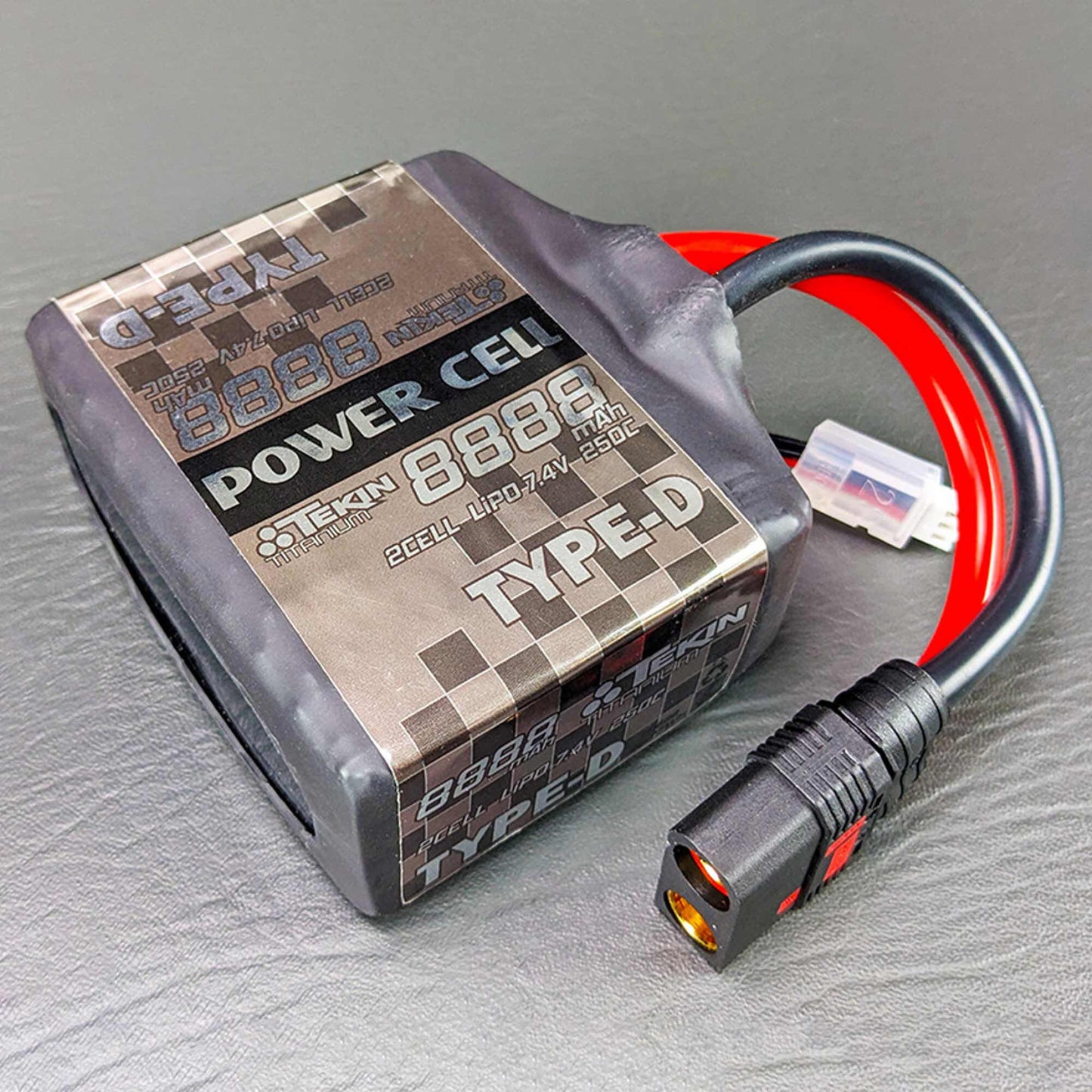 7.4V 8888mAh 2S 250C Drag Pack LiPo Battery with QS8 Connector (TEKTT1698)
