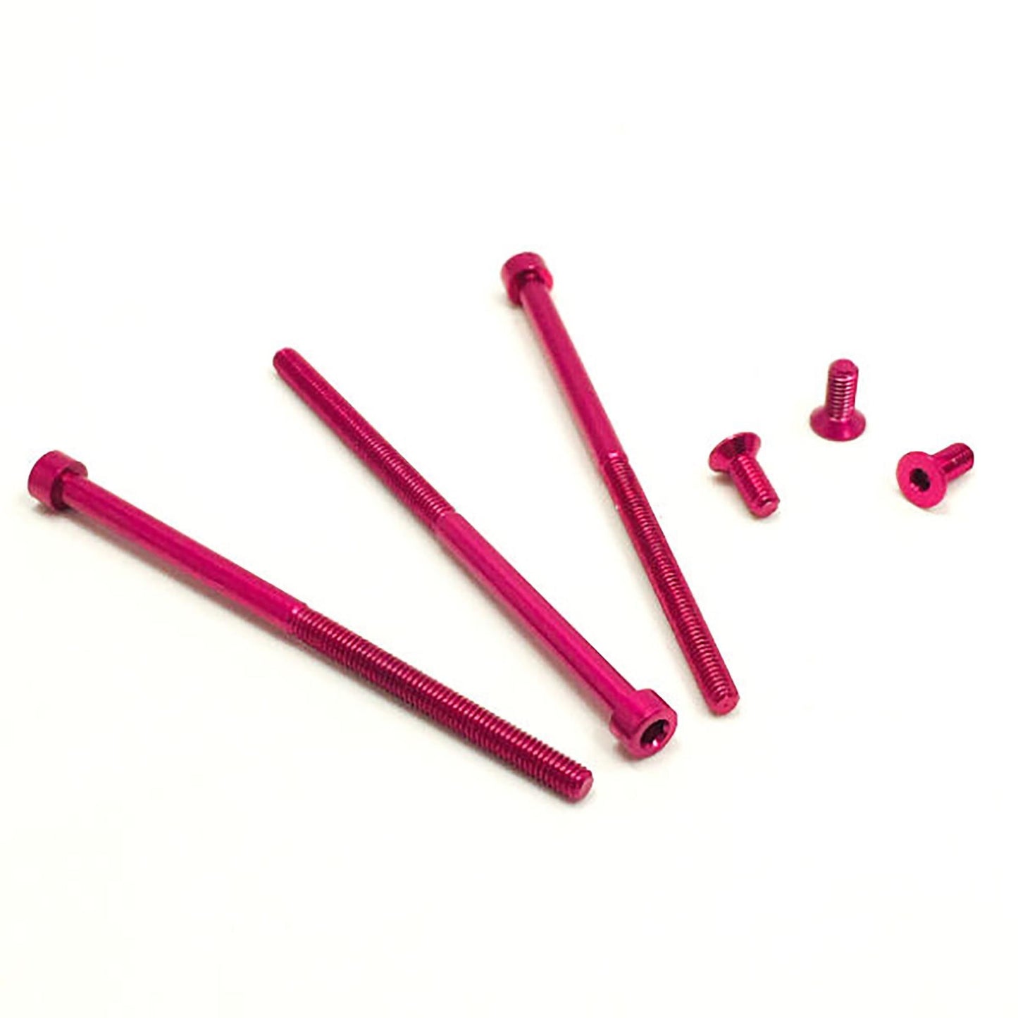 Drag Master Monster Motor Aluminum Screw Set Pink (6) (TEP1513P)