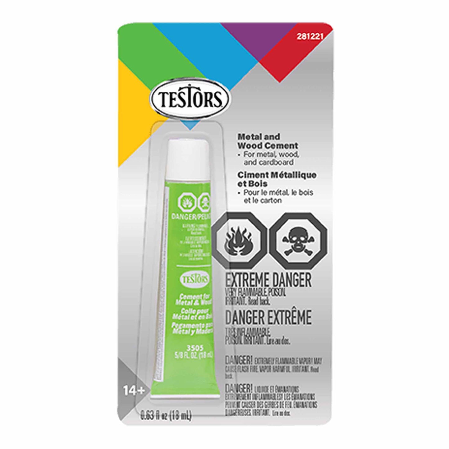 Cement for Metal and Wood 5/8 oz (TES281221)