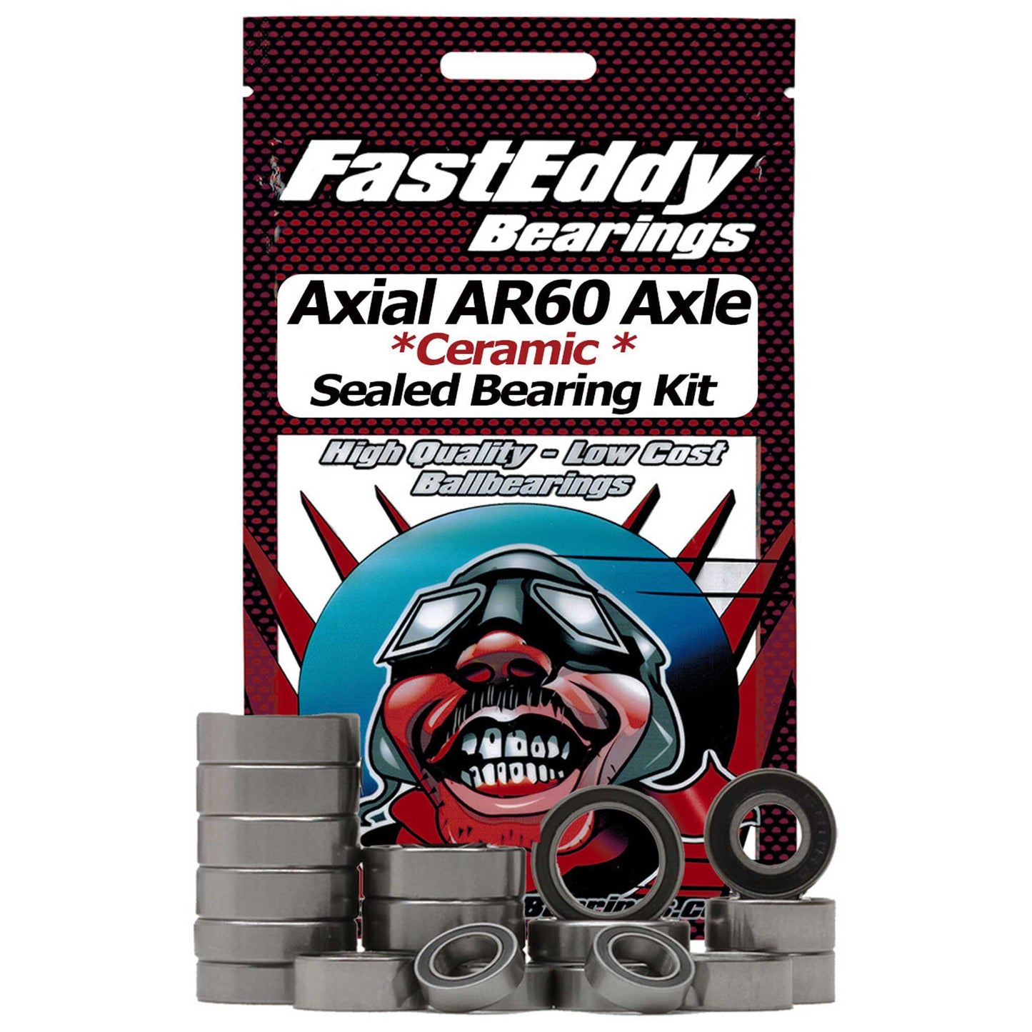 Axial AR60 Axle Ceramic Sealed Bearing Set (TFE446)