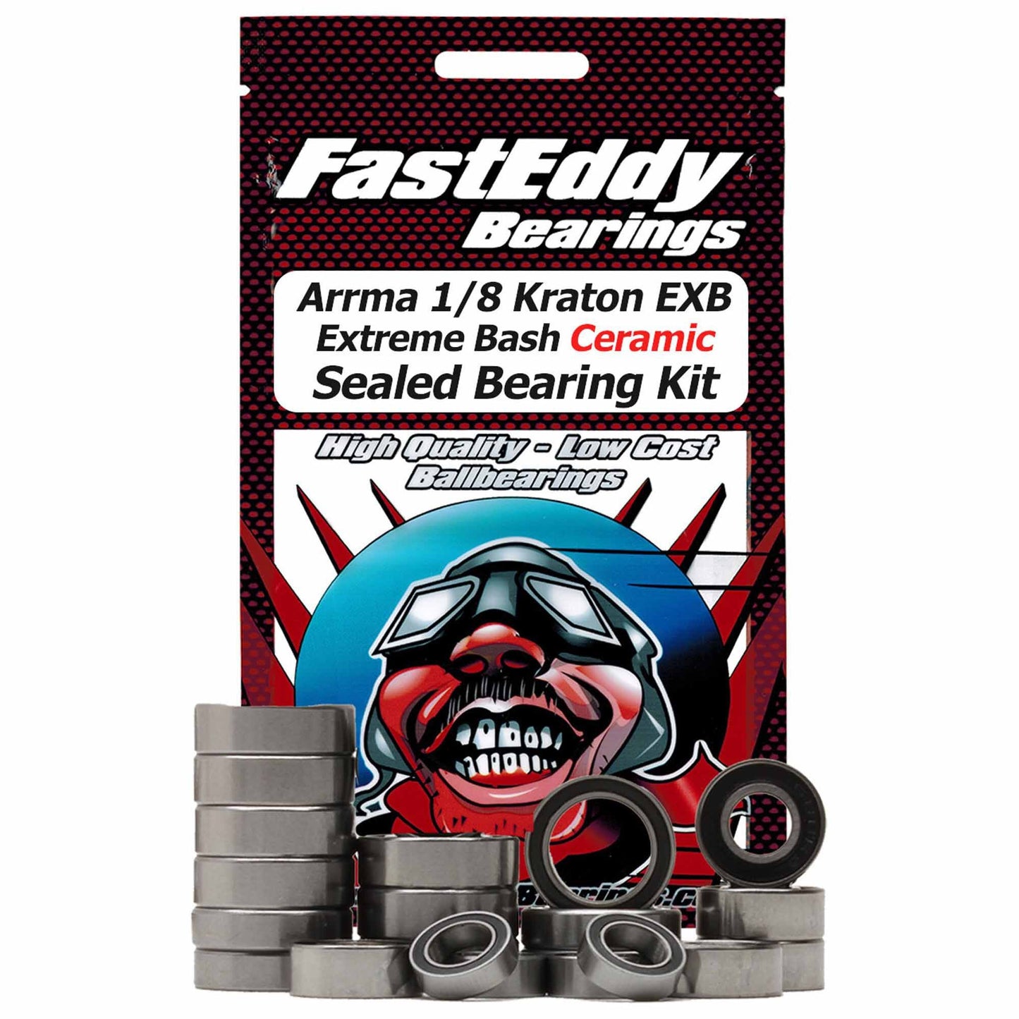 Arrma 1/8 Kraton EXB Ceramic Sealed Bearing Kit (TFE6182)