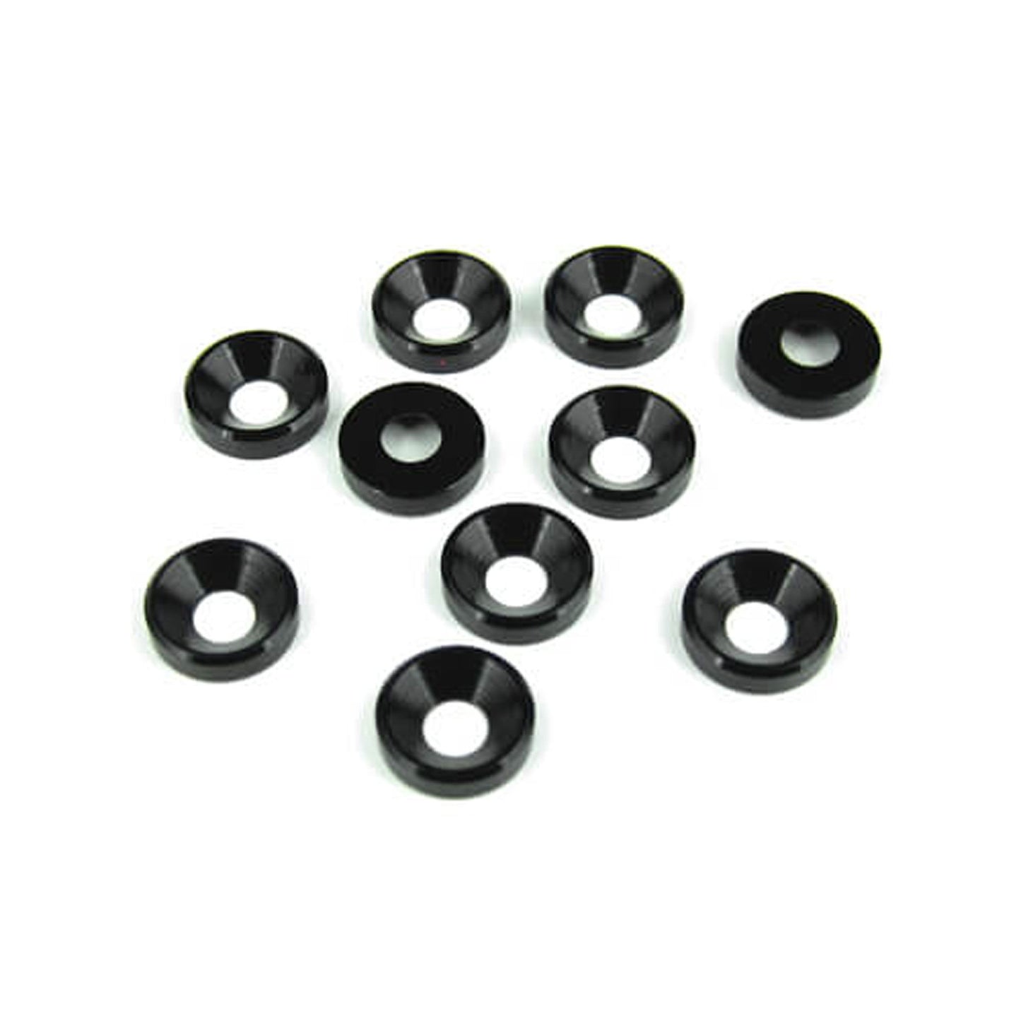 M4 Countersunk Washers Black Anodized 10pcs (TKR1228)