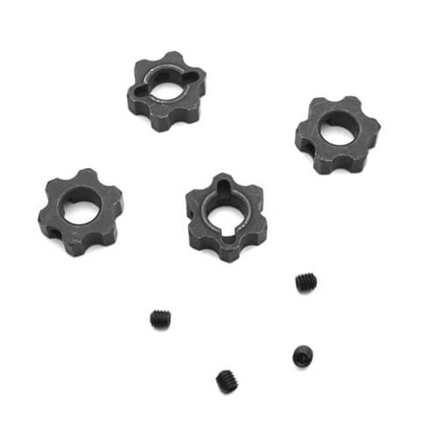 12mm Lightened Steel Wheel Hexes for SCT410 SL (Set of 4) (TKR5571M)