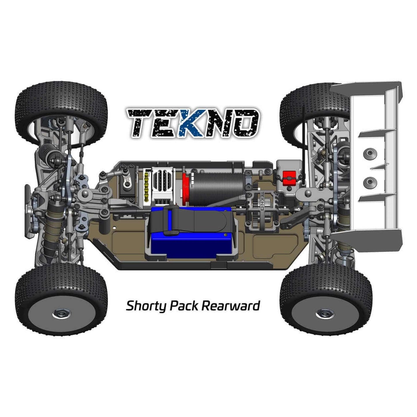 Battery Strap for Standard 2s and Shorty 4s Packs for EB48 2.1 (TKR9514)
