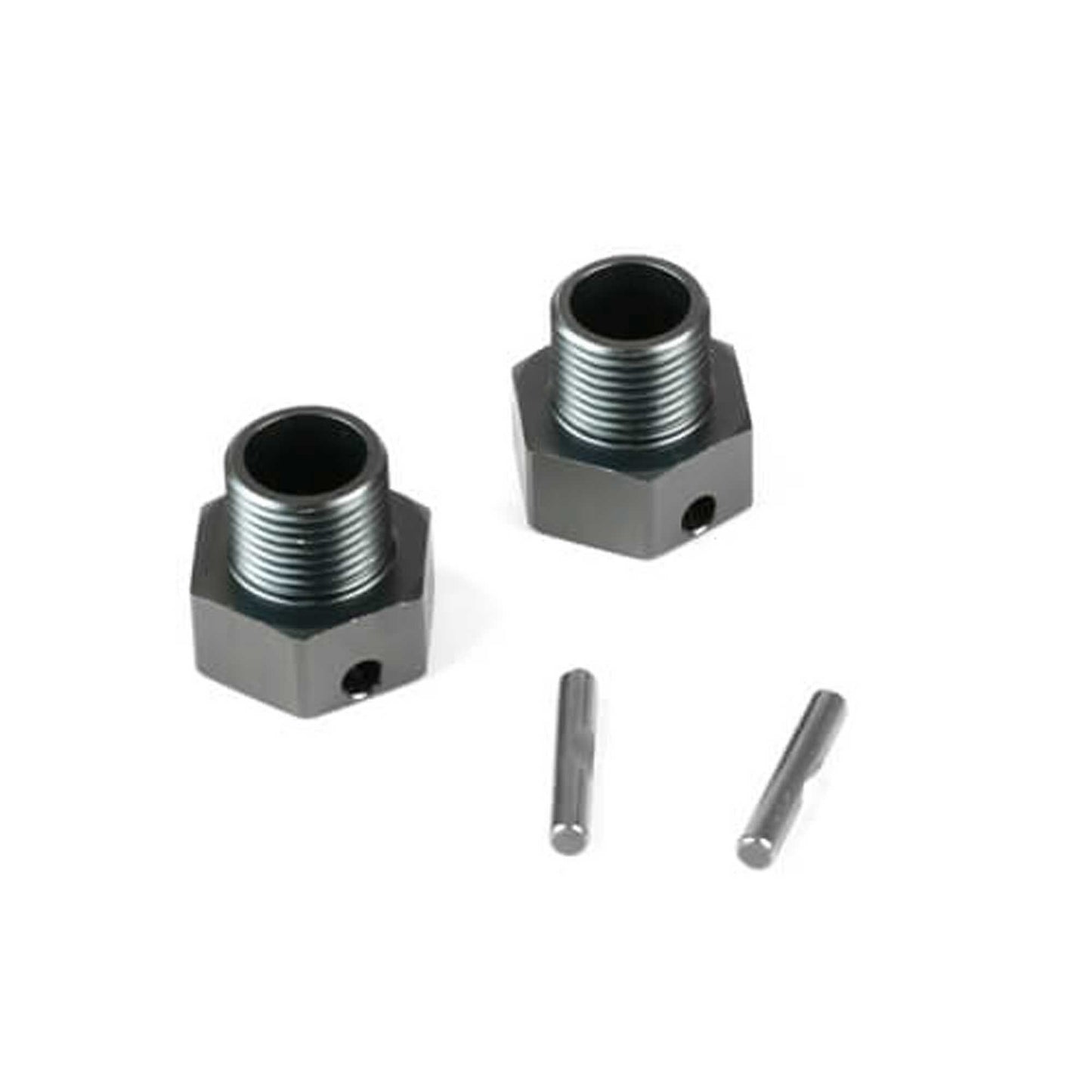 17mm Wheel Hubs with Pins +4mm Offset (2) (TKR9673)