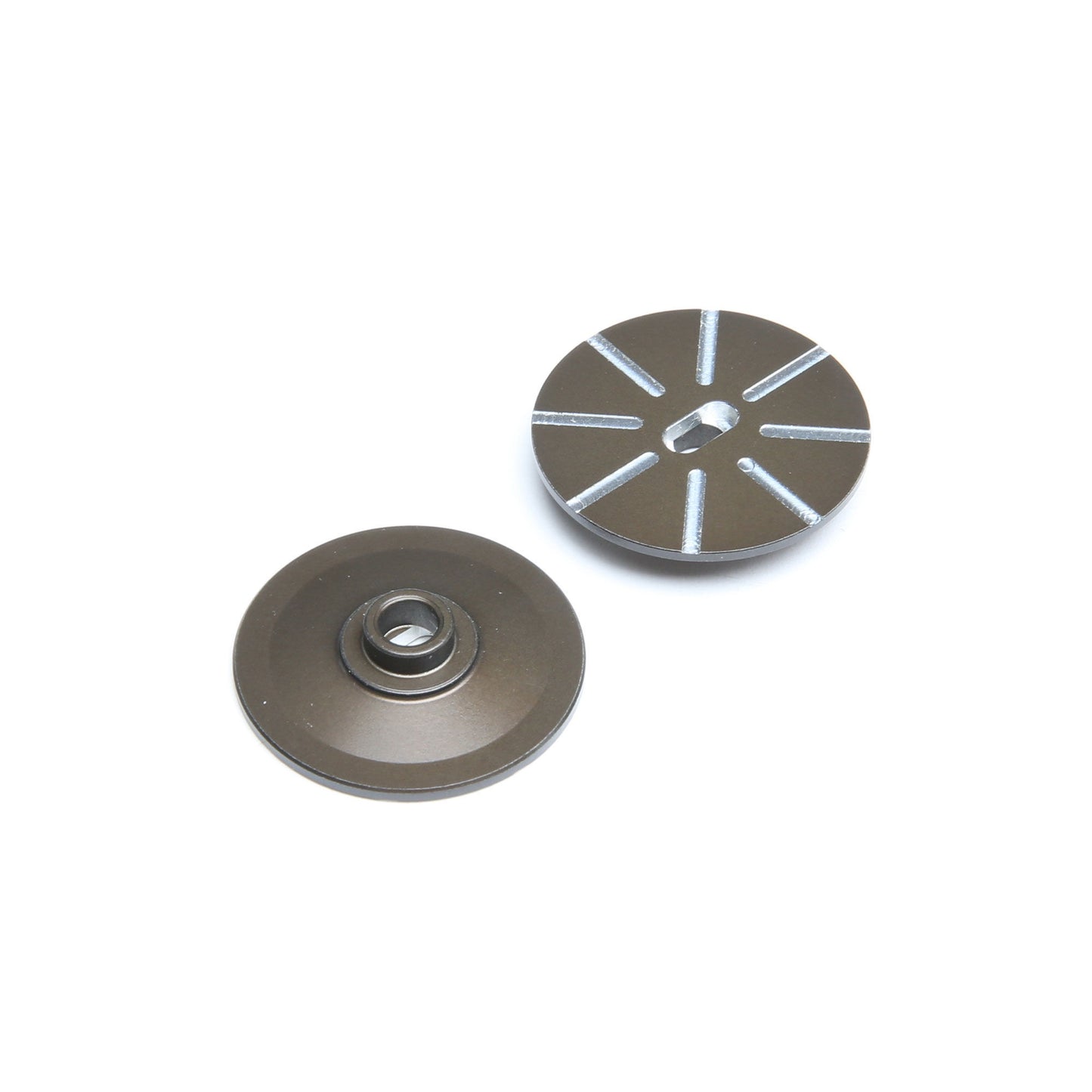 Grooved Slipper Plates for SHDS (2) (TLR232084)