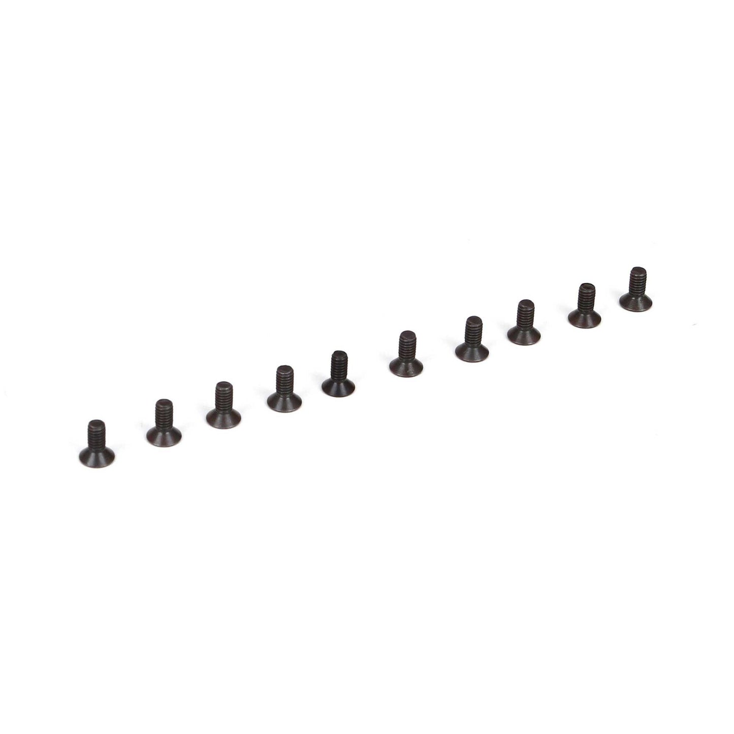 M2.5 x 6mm Flat Head Screws (Pack of 10) (TLR235003)