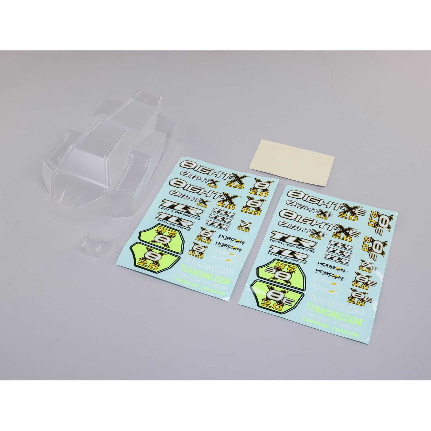 Clear Body Set with Decals for 8X and 8XE 2.0 (TLR240018)