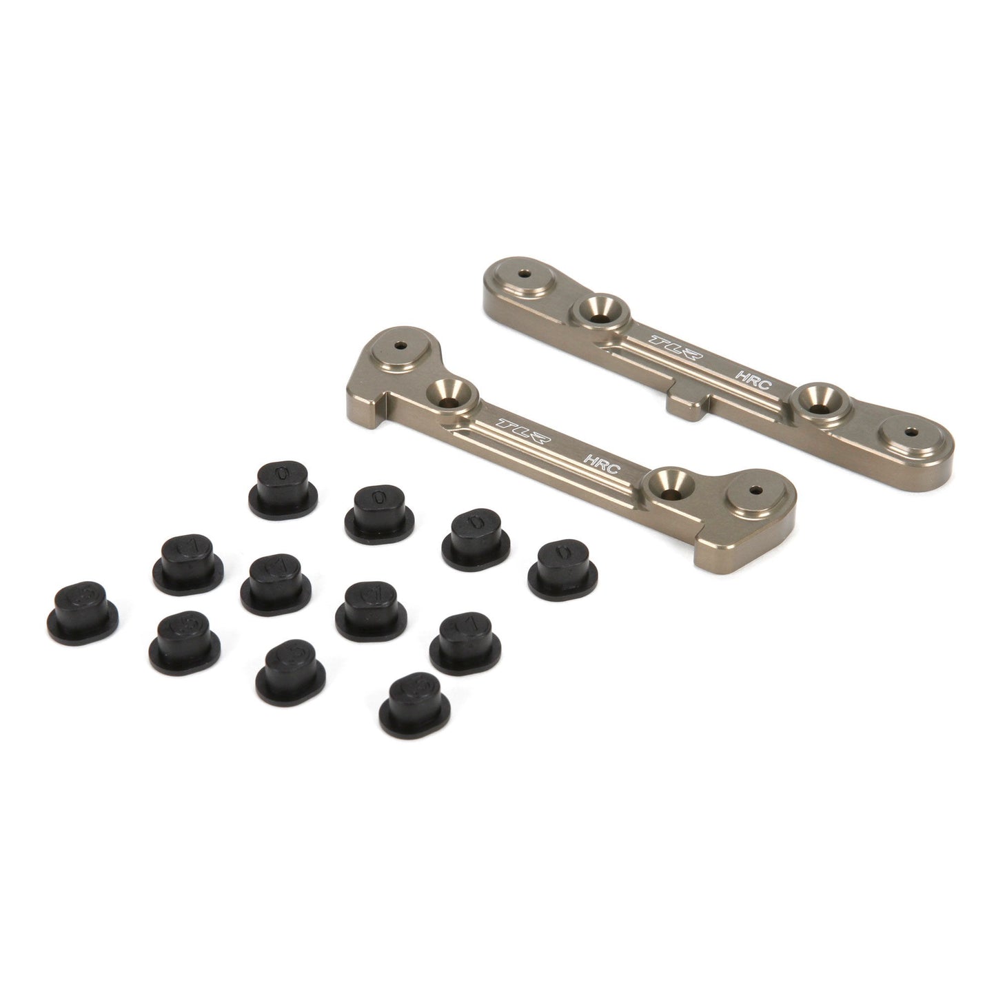 High Roll Center Adjustable Rear Hinge Pin Brace for 8 and 8T 4.0 Vehicles (TLR244036)