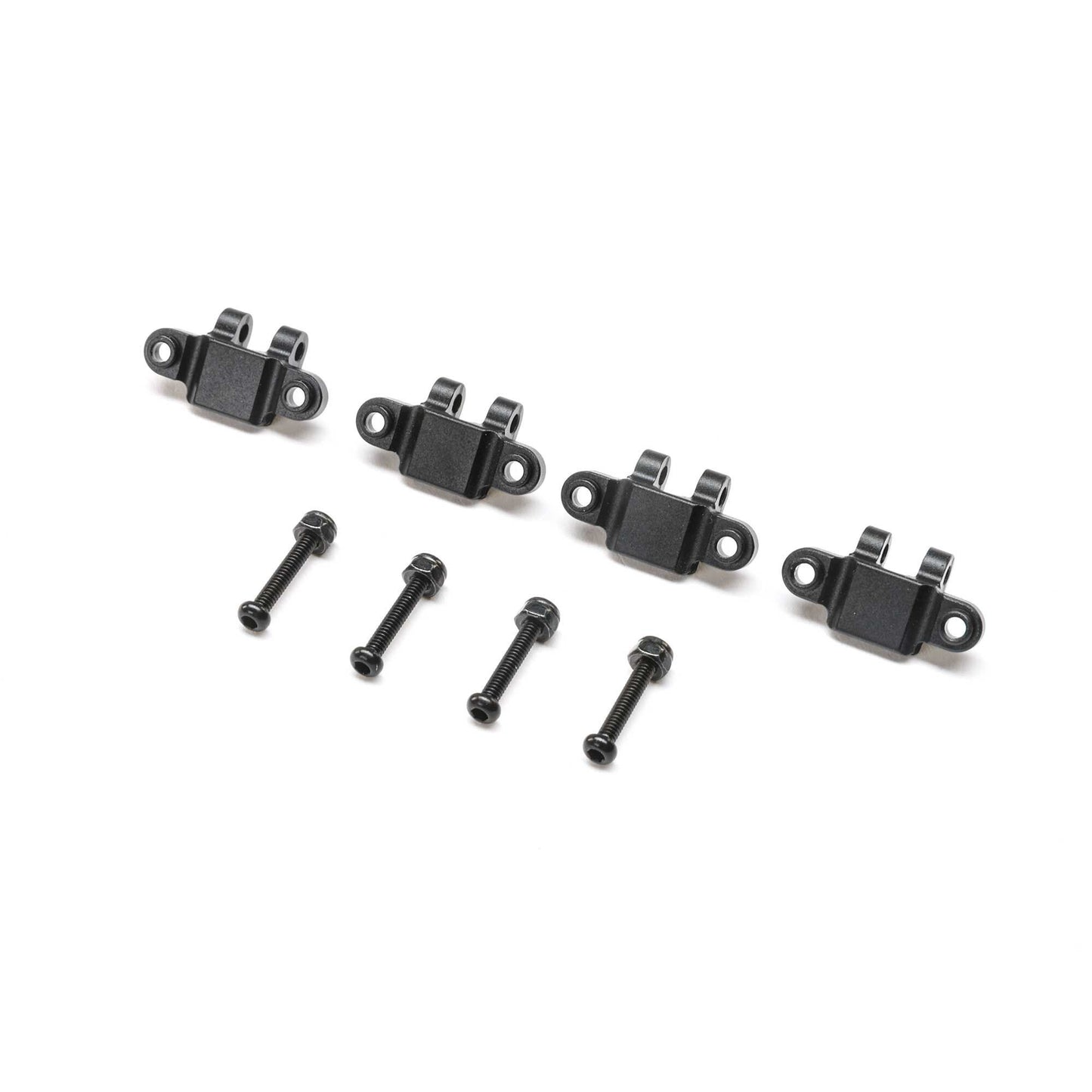 Aluminum Lower Shock Mount for Mini LMT (Black) - Set of 4 (TLR314009)