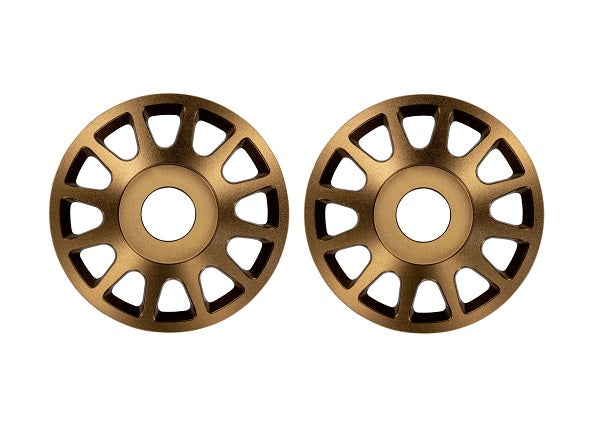 Aluminum Wheel Center Bronze for Pro Scale Aluminum Wheel System Maxx Slash/UDR (2) (TRA10274-BRNZ)