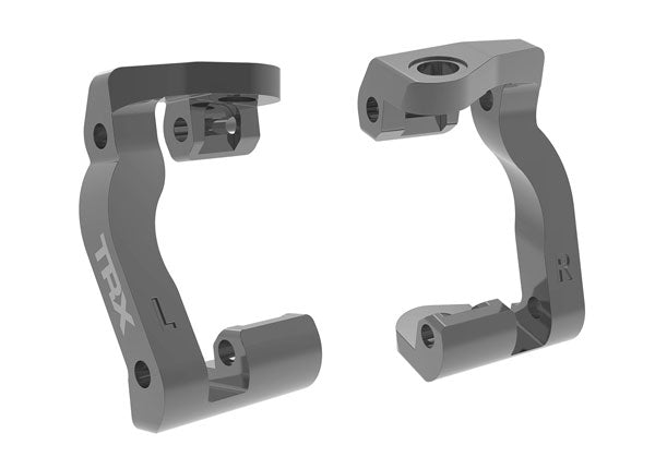 Aluminum Caster Blocks Gray for Mini Maxx (TRA10733-GRAY)