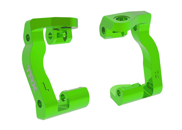 Aluminum Caster Blocks Green for Mini Maxx (TRA10733-GRN)