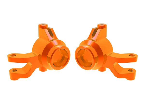Aluminum Steering Blocks Orange for Mini Maxx (TRA10734-ORNG)
