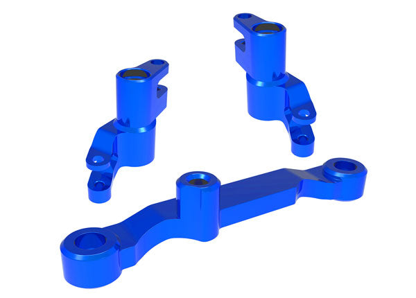 Aluminum Steering Bellcranks with Draglink for Mini Maxx (TRA10743-BLUE)