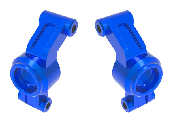 Aluminum Rear Stub Axle Carriers Blue for Mini Maxx (TRA10751-BLUE)
