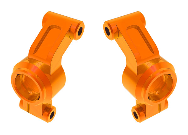 Aluminum Rear Stub Axle Carriers Orange for Mini Maxx (TRA10751-ORNG)