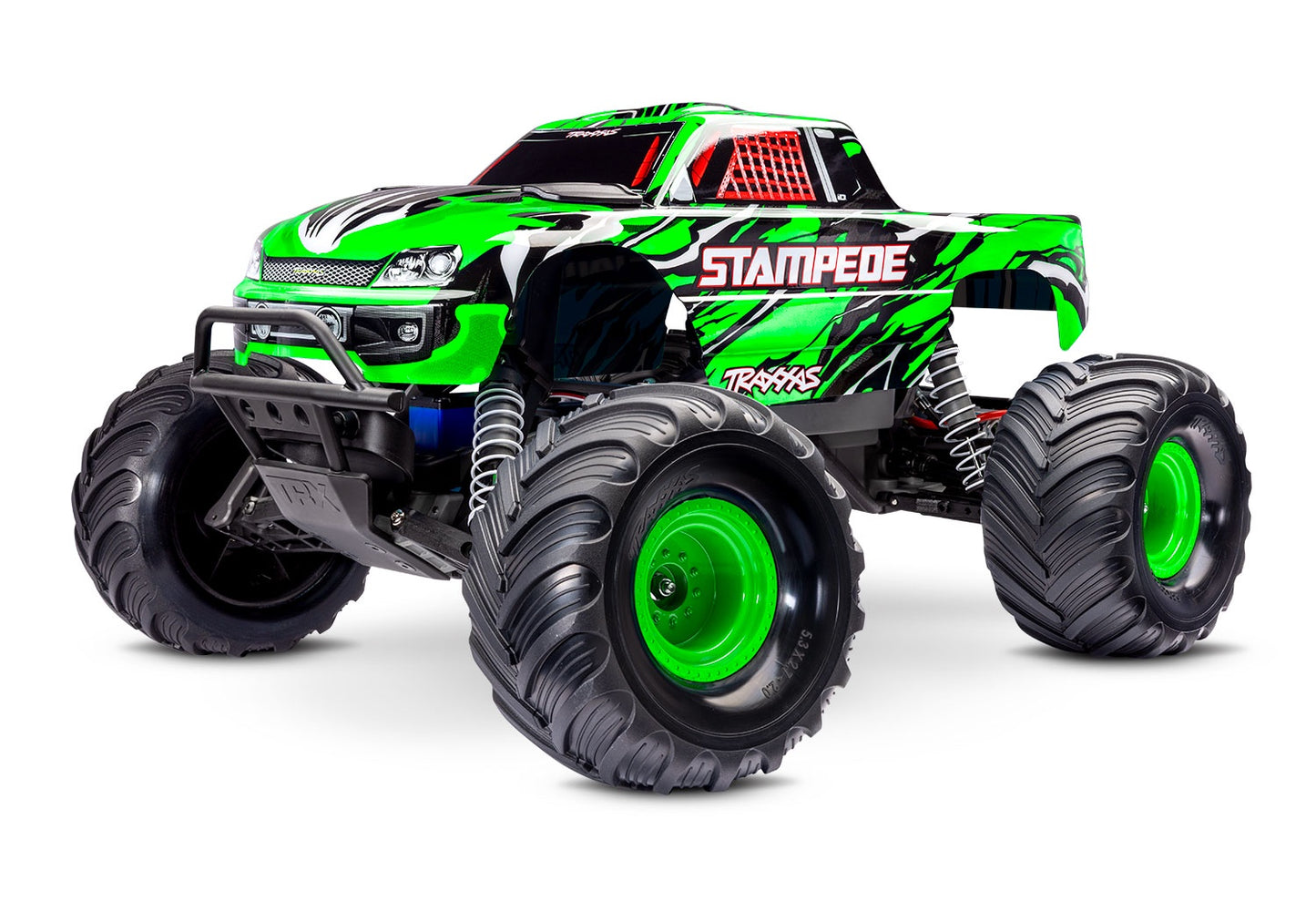 1/10 Stampede 2WD HD Ready to Run with Battery and USB-C Charger (Green X) (TRA36254-8-GRNX)