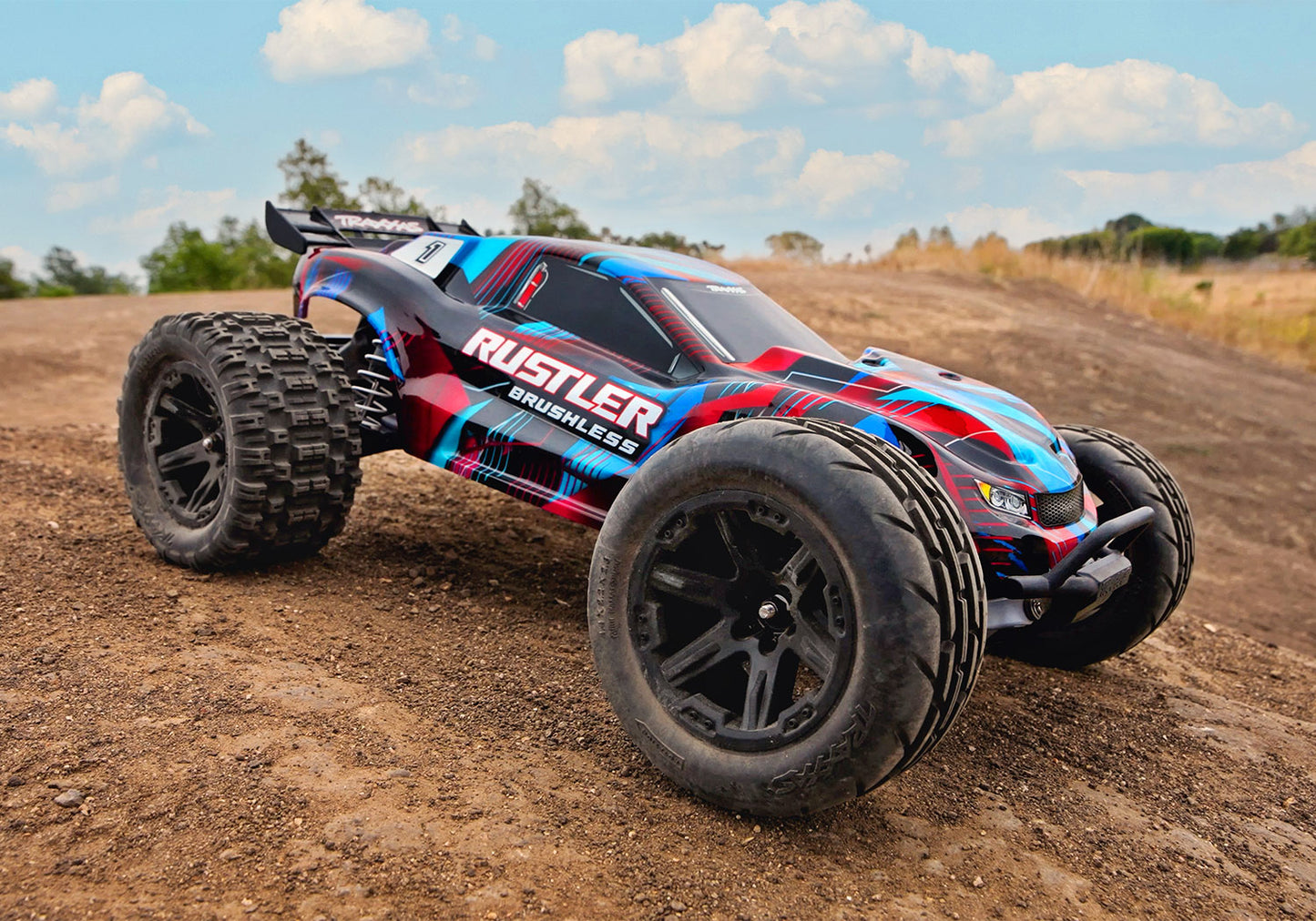 1/10 Rustler 2WD VX3 Brushless Ready to Run (Orange) (TRA37454-4-ORNG)