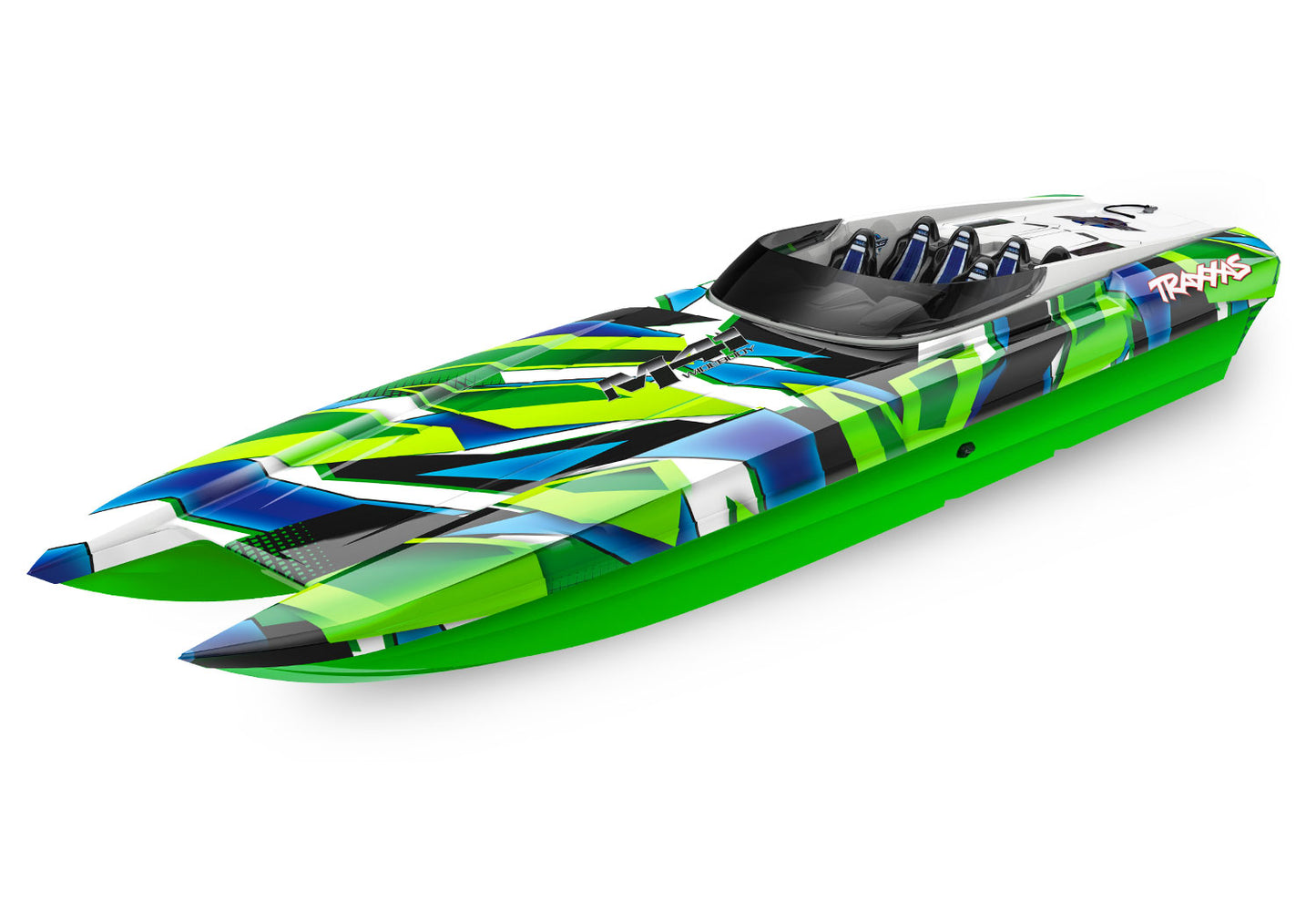 40" DCB M41 40" Widebody Catamaran Ready to Run (Green R) (TRA57046-4-GRNR)