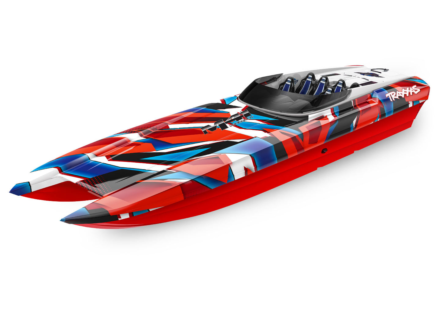 40" DCB M41 40" Widebody Catamaran Ready to Run (Red R) (TRA57046-4-REDR)