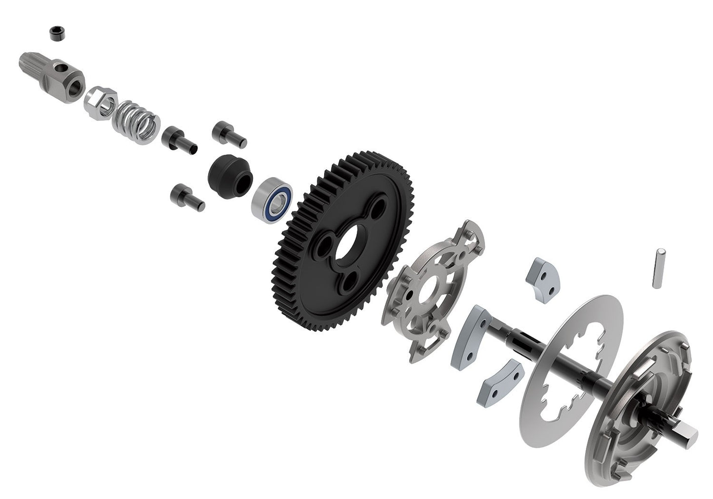 1/10 Rustler 4x4 VXL Ready to Run (Blue) (TRA67076-4-BLUE)