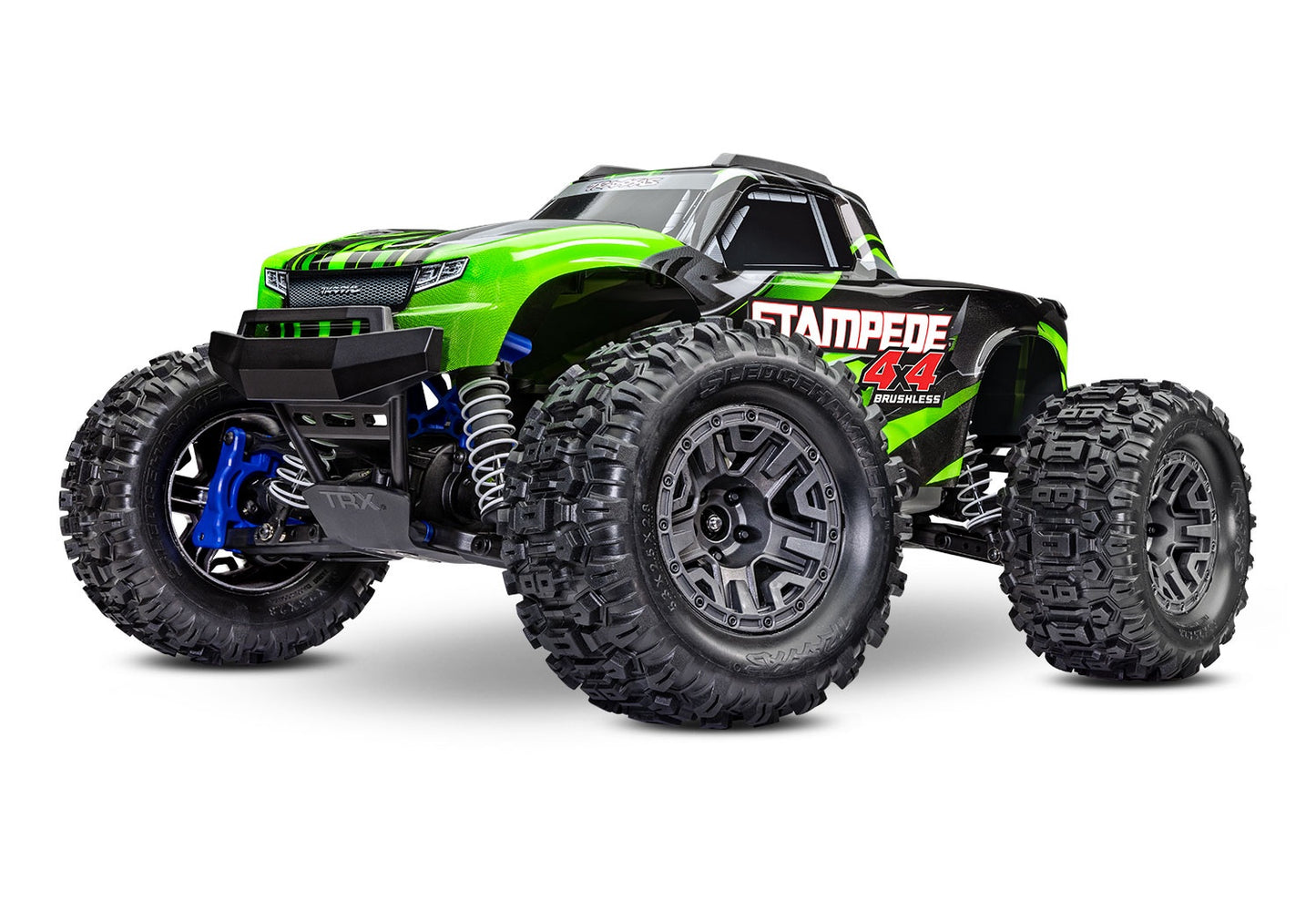 1/10 Stampede 4x4 BL-2S Ready to Run (Green) (TRA67154-4-GRN)