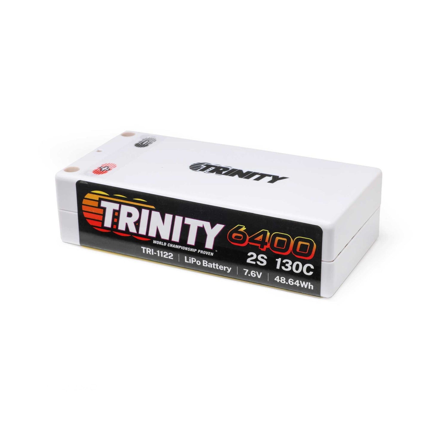 Trinity 7.6V 6400mAh 2S 130C Shorty LiPo Battery (TRI-1122)