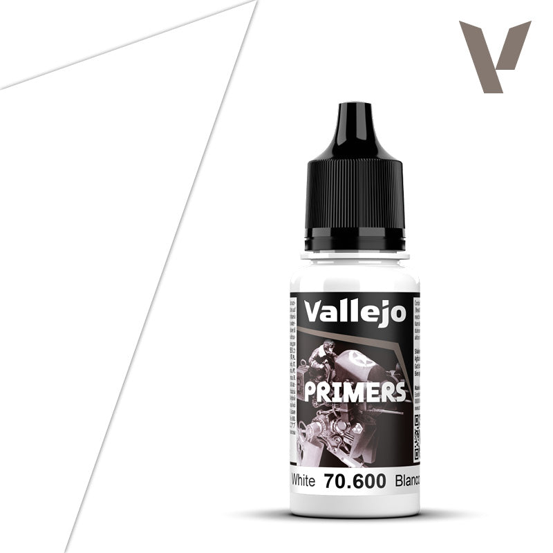 White Acrylic Surface Primer 18ml Bottle (VLJ70600)