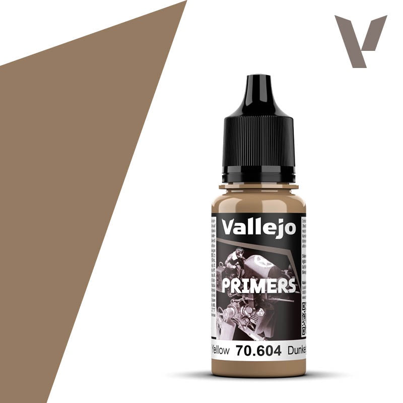 German Dark Yellow Acrylic Surface Primer 18ml Bottle (VLJ70604)