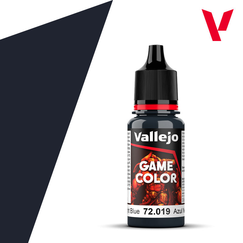 Game Color Night Blue Acrylic Paint 18ml Bottle (VLJ72019)