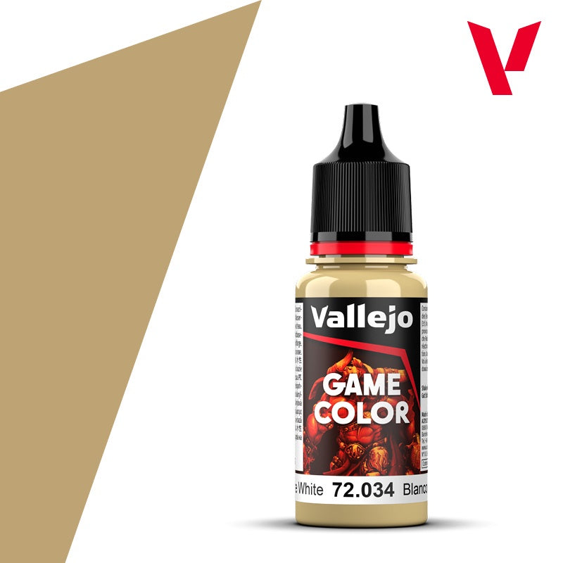 Game Color Bone White Acrylic Paint 18ml Bottle (VLJ72034)