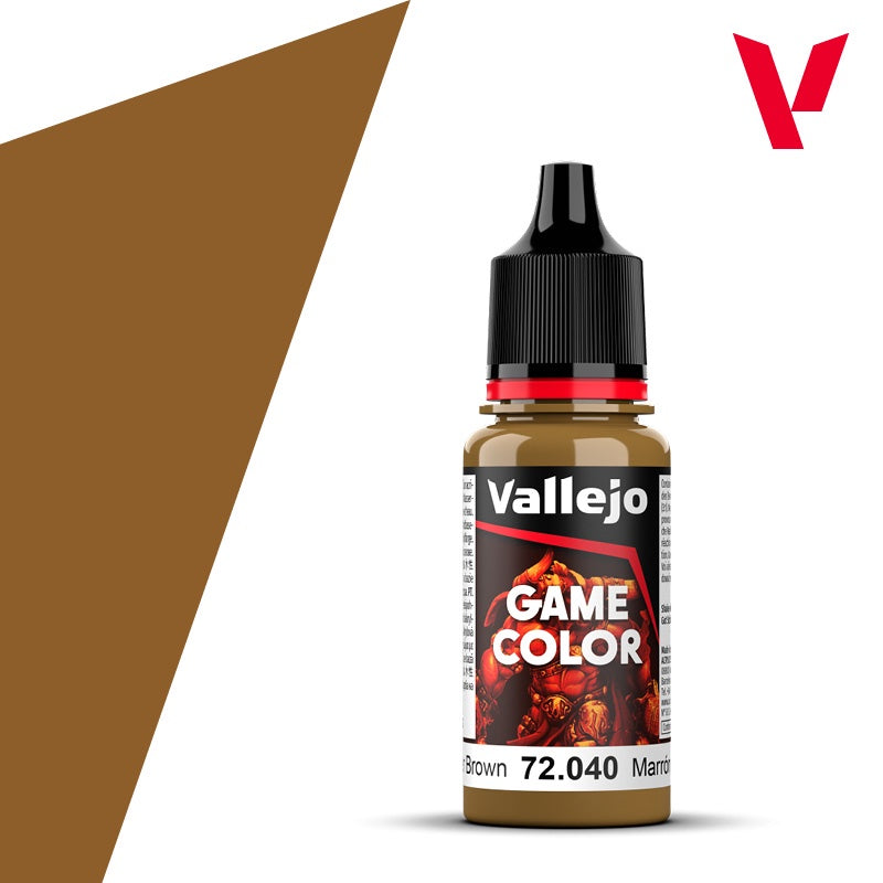 Game Color Leather Brown Acrylic Paint 18ml Bottle (VLJ72040)