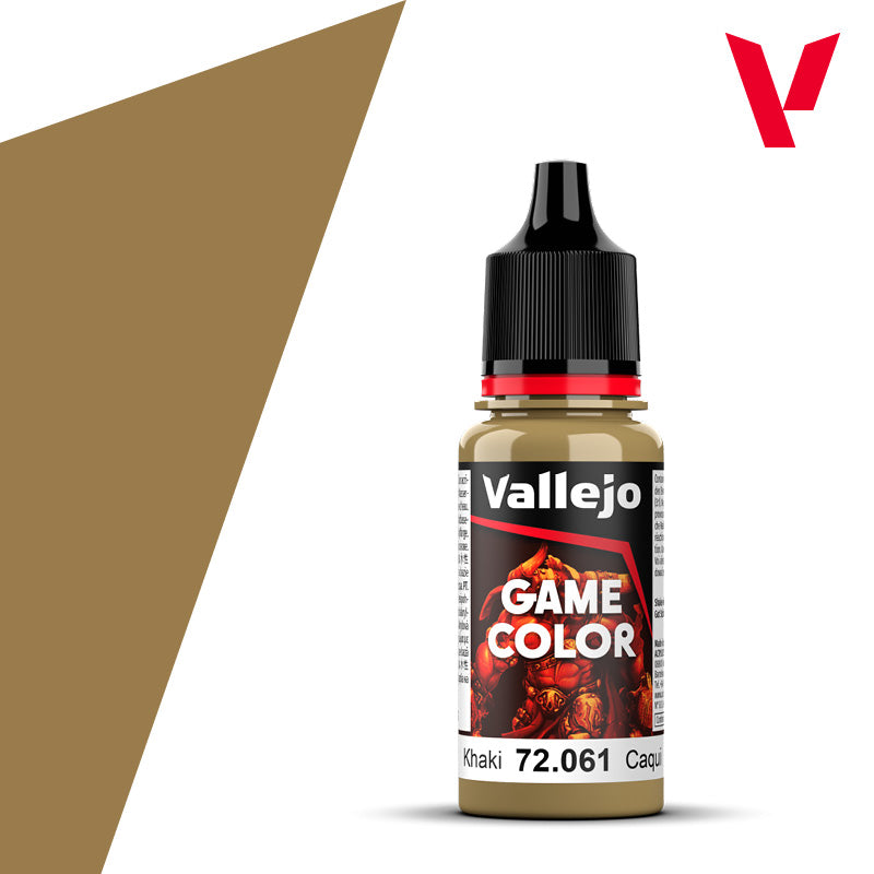Game Color Khaki Acrylic Paint 18ml Bottle (VLJ72061)