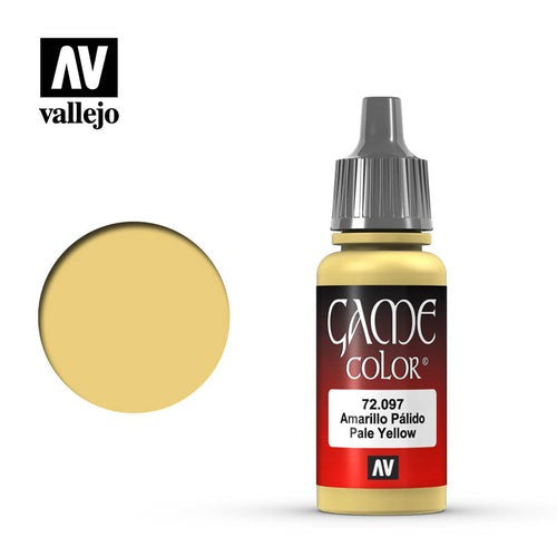 Game Color Pale Yellow Acrylic Paint 18ml Bottle (VLJ72097)