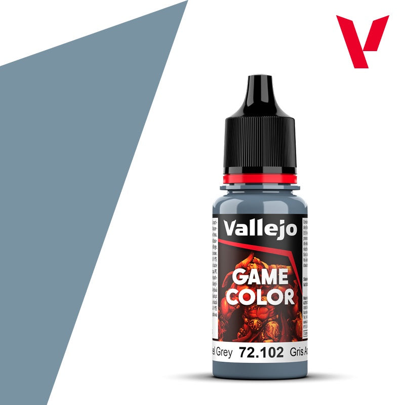 Game Color Steel Grey Acrylic Paint 18ml Bottle (VLJ72102)