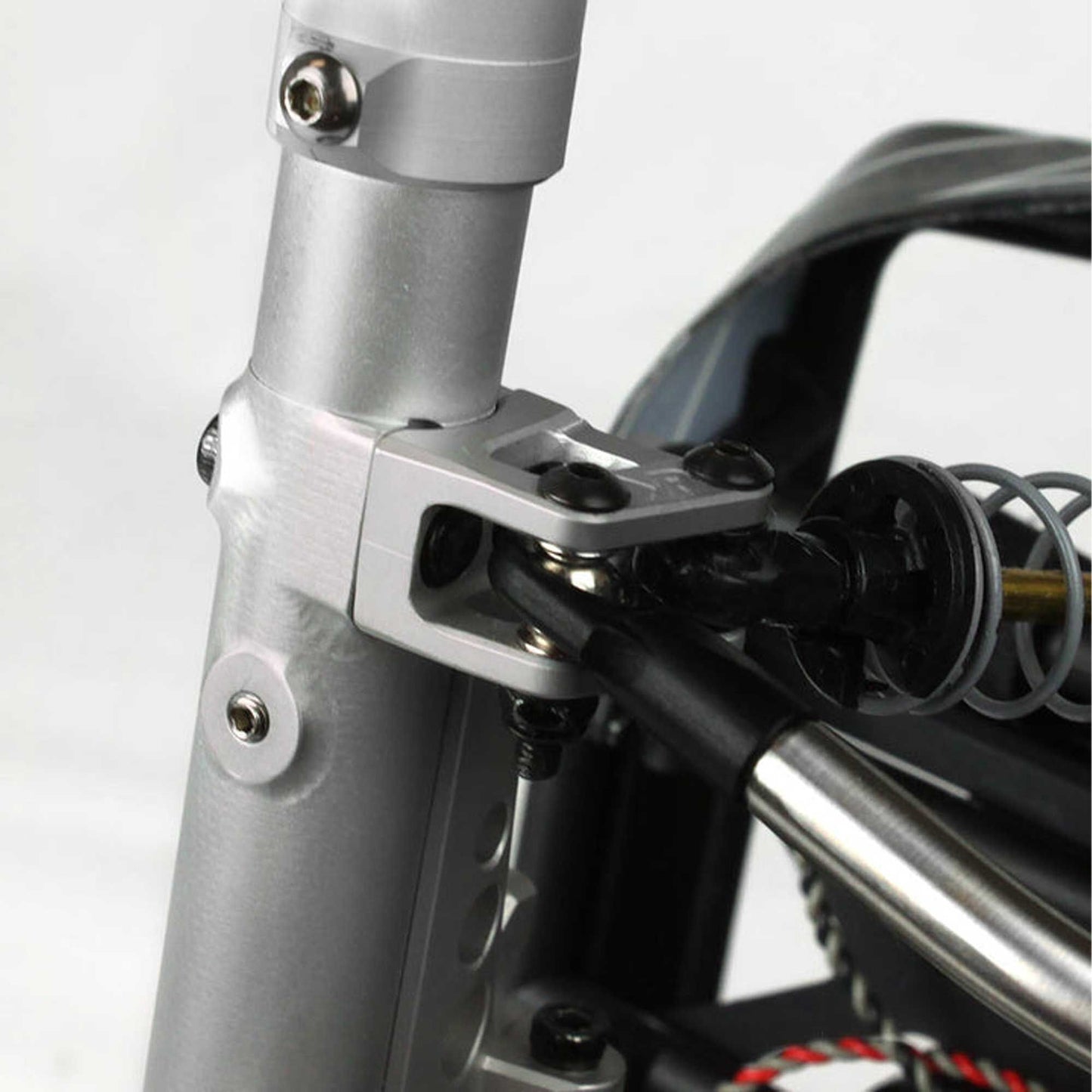 Axle Shock Link Mounts Red Anodized for Axial AR60 (VPS04722)
