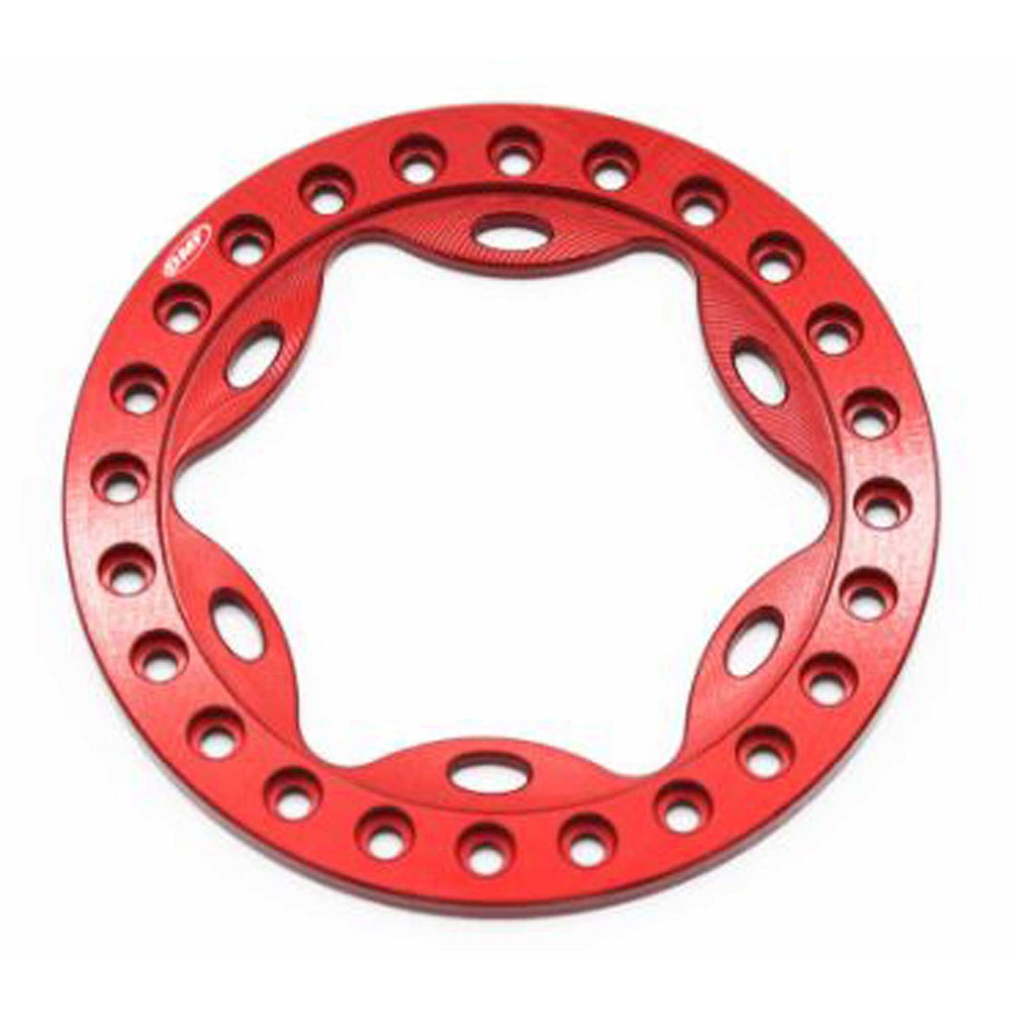OMF 1.9 Scallop Beadlock Red Anodized (VPS05123)