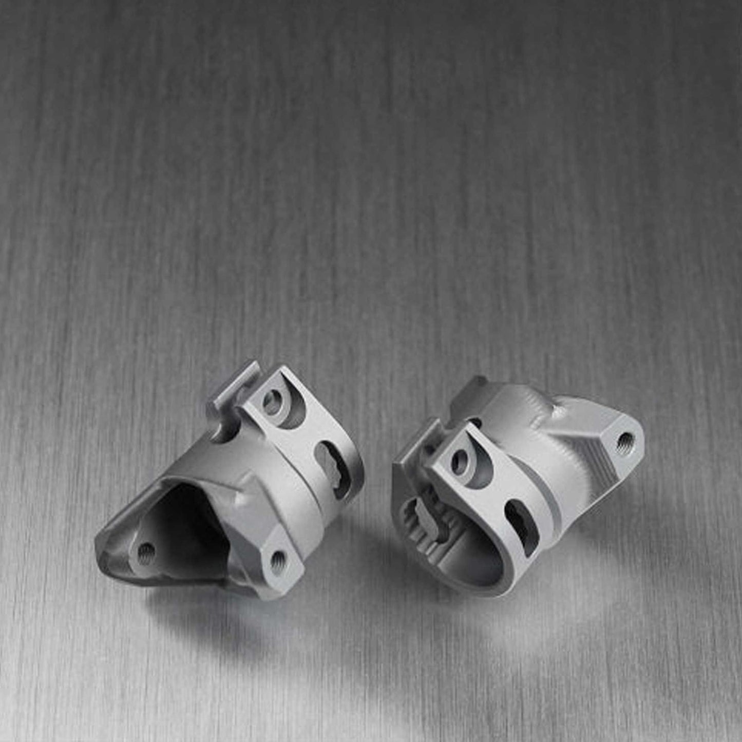 Scale C-Hubs Grey Anodized for Axial Wraith (VPS07012)