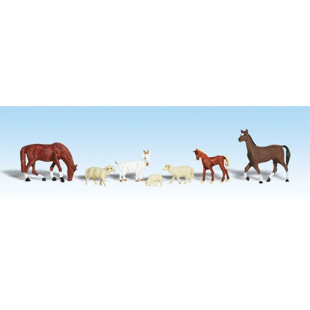 HO Livestock Figures for Train Layouts (WOOA1844)