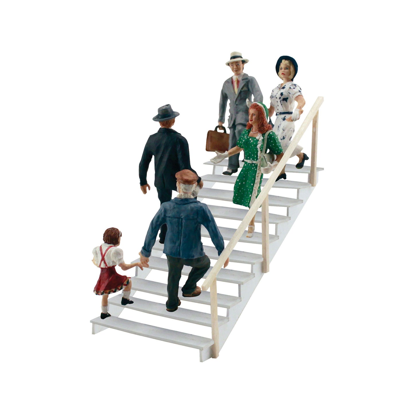 HO Taking the Stairs Figure Set (WOOA1954)