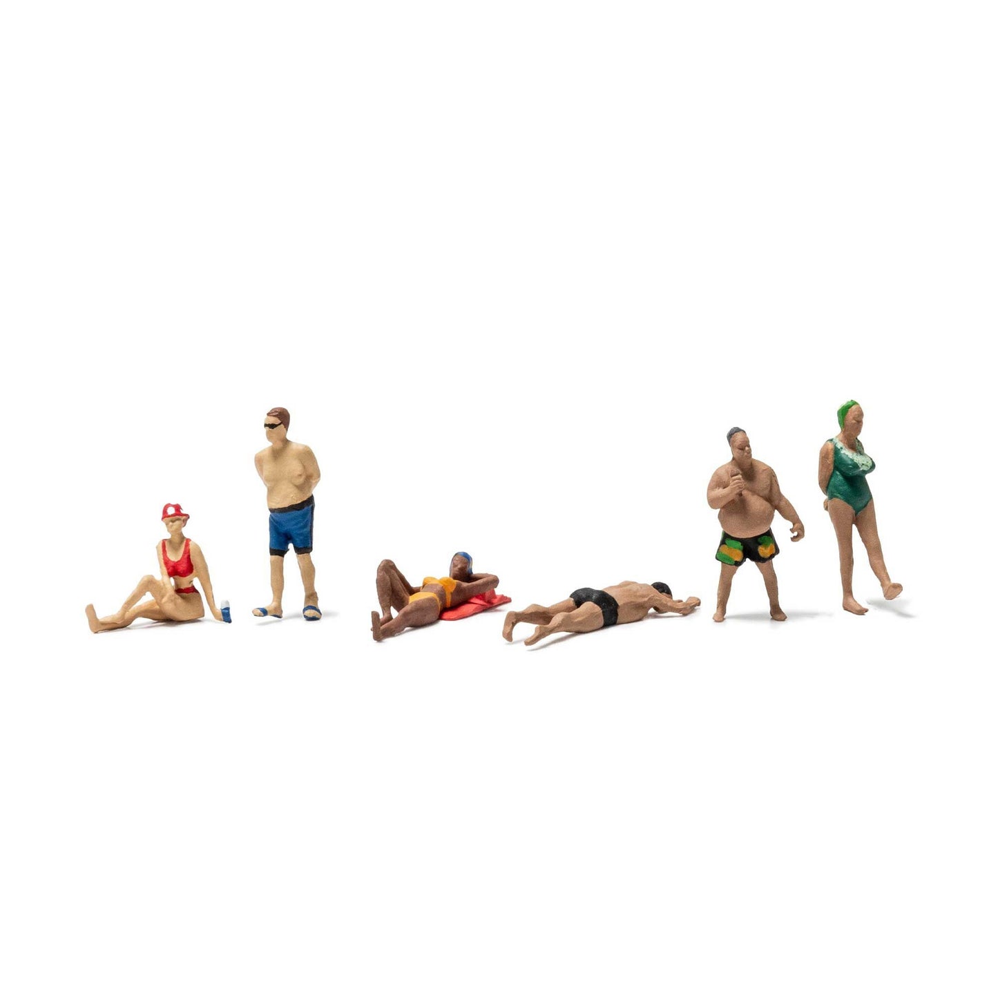 HO Beach Goers Figures (WOOA1962)