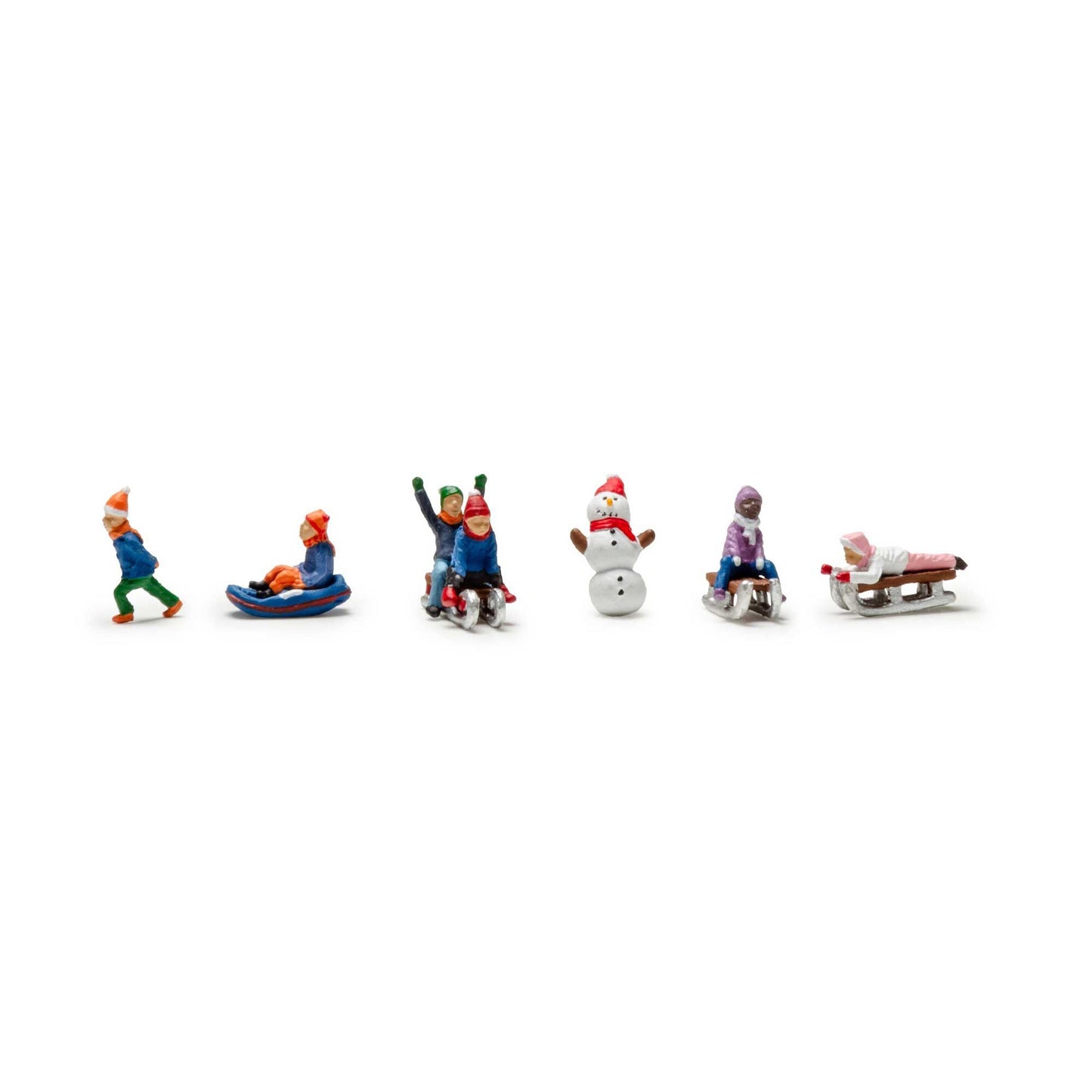 N Children Sledding (WOOA2221)