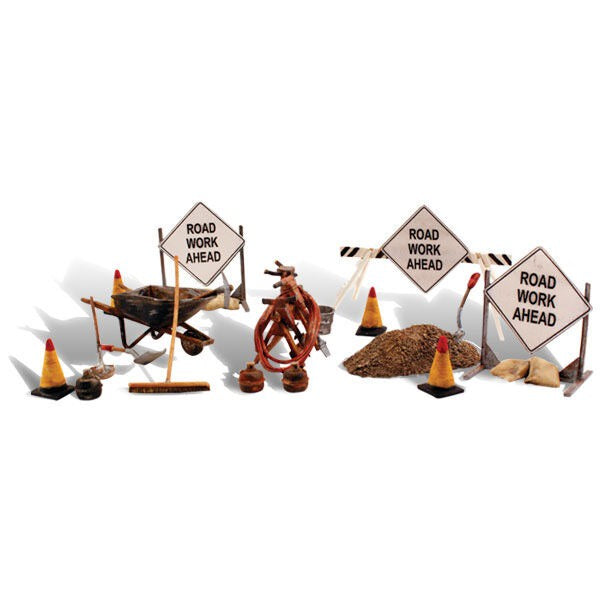 O Road Crew Detail Figure Set for Model Layouts (WOOA2762)