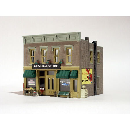 HO B/U Lubener's General Store (WOOBR5021)